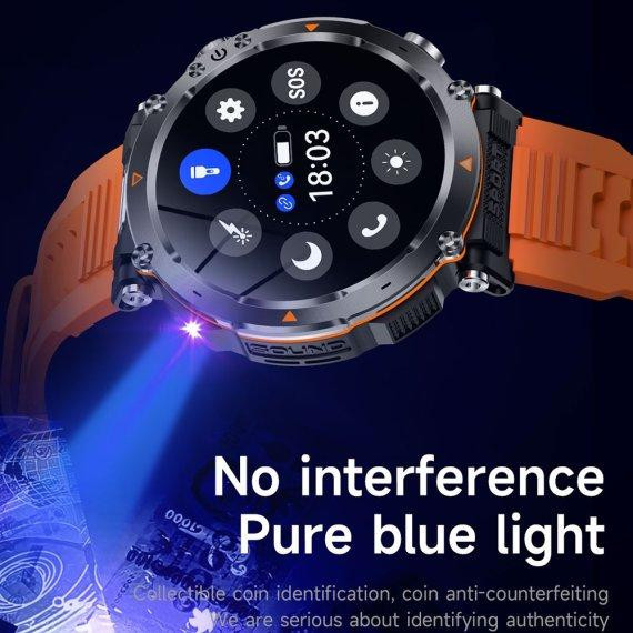 Умные наручные часы Smart Avation Pro Steel 2 ремешка (Оранжевый) Винница - изображение 8