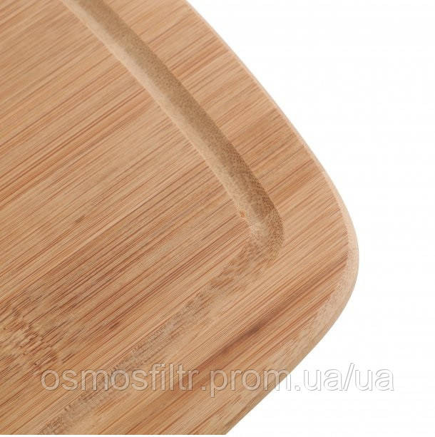 Дошка обробна Axentia БАМБУК з жолобом прямокутна 32x21х1,8 см (125236) Київ - фото 2