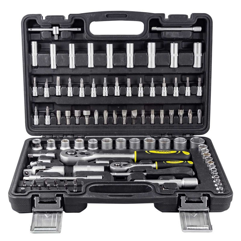 Набір інструментів 94пр. 1/4", 1/2" (6гр.) (4-22мм) WT-4941-5EURO Одеса - фото 1