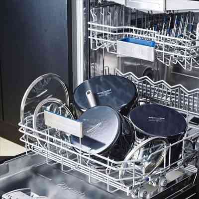 Кастрюля KitchenAid Steel Core 24 см 6 л матовий чорний (CC006001-001) Винница