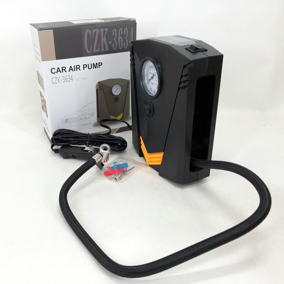 Портативний акумуляторний насос 12V, Компресор насос для машини, Автонасос електричний PQ-60 Івано-Франківськ - фото 5