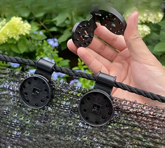 Кліпса для затіняючої сітки (Кругла) кріплення сітки на паркан Дніпро