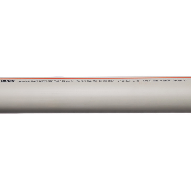 Труба PN16 Koer PPR 63x8,6 (KR3078) Киев - изображение 2