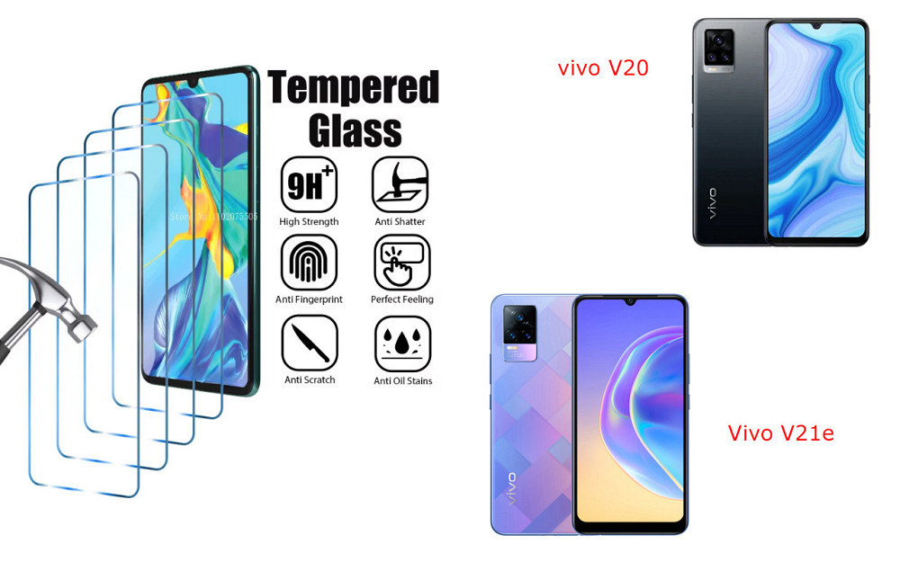 Захисне скло ArmorGlass для vivo V20, Vivo V21e – стійке до подряпин та ударів Київ - фото 1