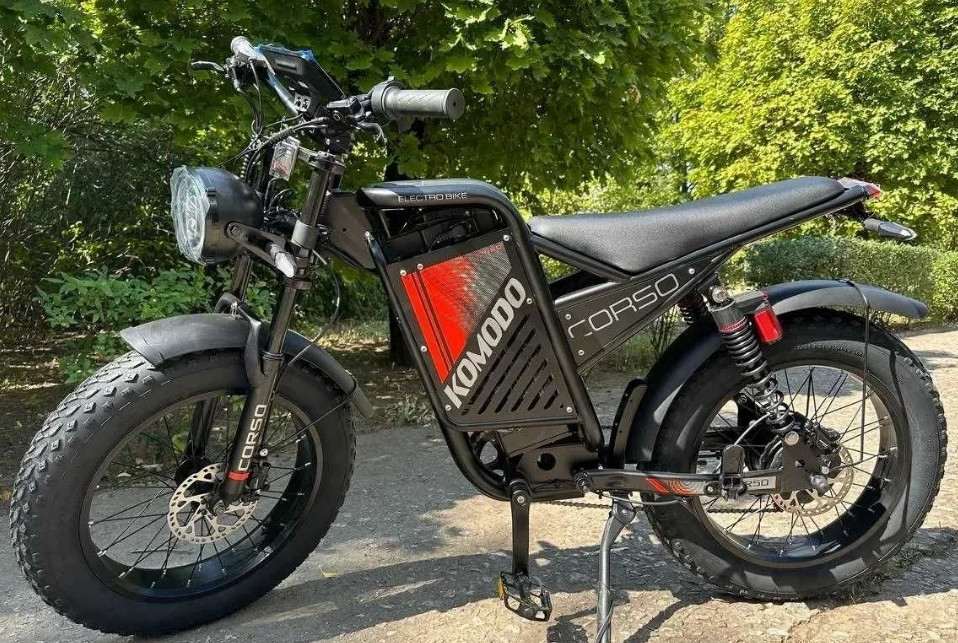 Электрофетбайк Corso "Komodo" 20" дюймов, 1000W, аккумулятор 48V18AH. Харків - фото 3