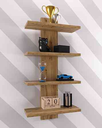 Полиця навісна ПН-5, Дуб Аппалачі, 350/140/700 Львів