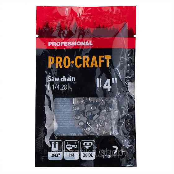 Ланцюг для ланцюгової пилки Procraft L.1/4.28 Universal 1/4" шаг 28 зв. Київ