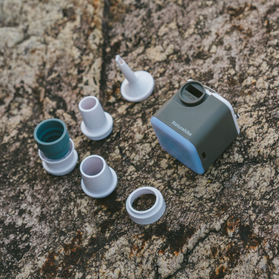 Багатофункціональний повітряний насос-ліхтар Naturehike CNK2550ZM012, зелений Киев - изображение 5