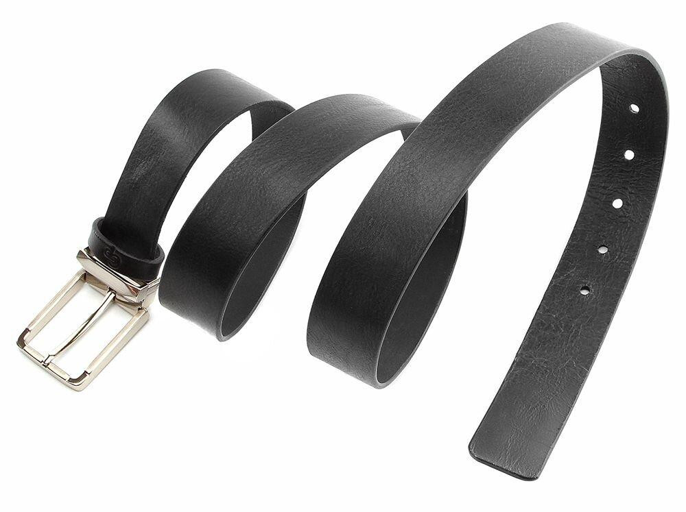 Ремень мужской кожаный Черный (GRANDE PELLE) Киев - изображение 18