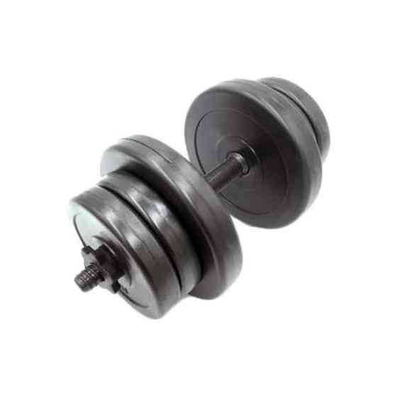 Гантель наборная композитная в пластиковой оболочке Rock pro 11 кг NE-PL-G-011 Винница