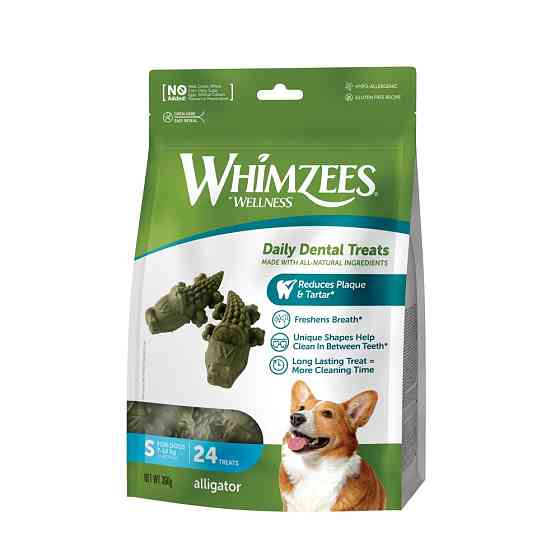 Лакомство Whimzees Alligator д/собак в форме Аллигатора S 24 шт Киев