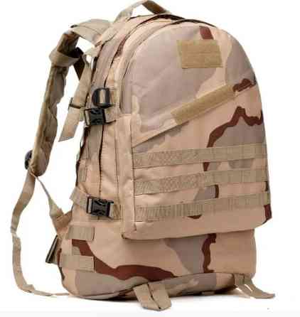 Тактический рюкзак 43 л + система Molle + ткань Oxford Светлый камуфляж Киев