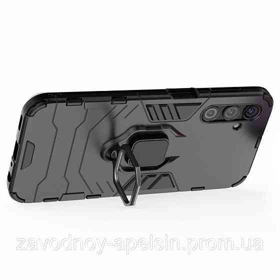 Samsung A24 A245 M34 M345 M346 Противоударный чехол Кольцо (черный) Одесса