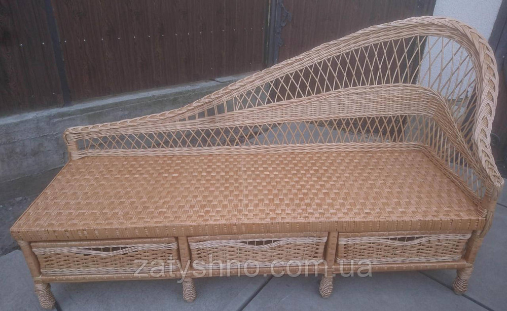 Диван великий плетений із шухлядами Київ - фото 5