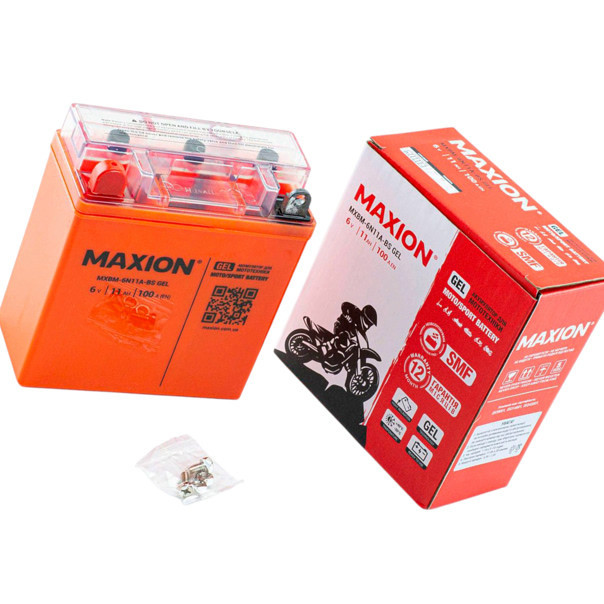 Акумулятор гелевий (121х58х130,2) помаранчевий 6V11A Мукачево - фото 1