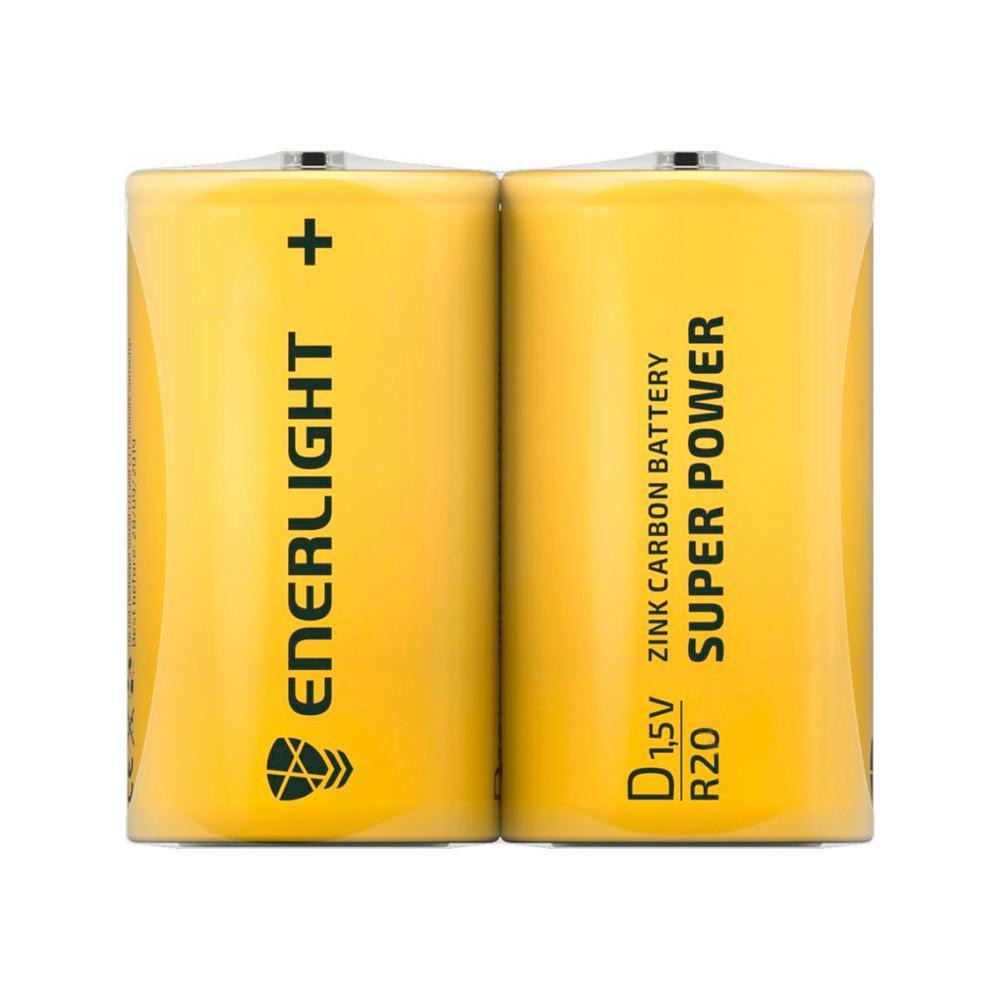 Батарейка ENERLIGHT Super Power R20 1 шт Харків - фото 2