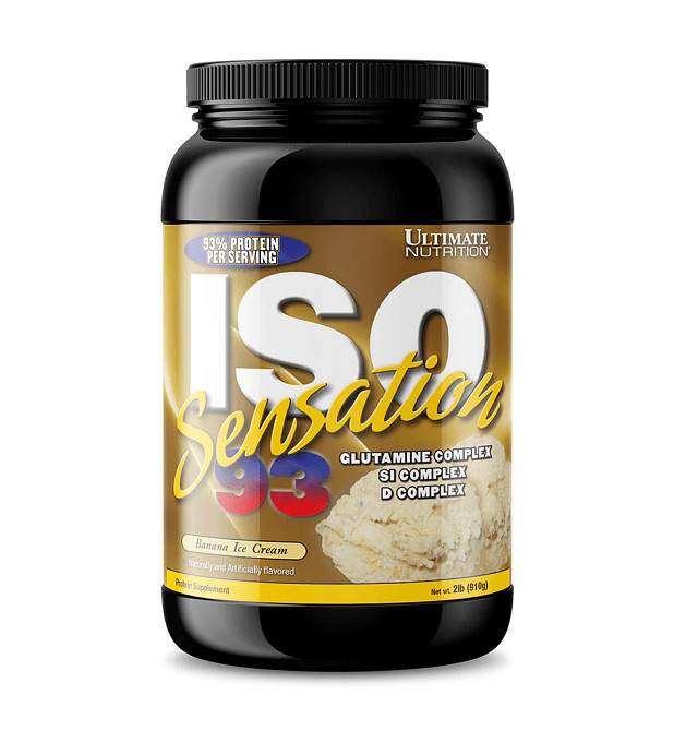 Протеин Ultimate Nutrition Iso Sensation 908 g (Delicious Banana Ice Cream) Луцк - изображение 1