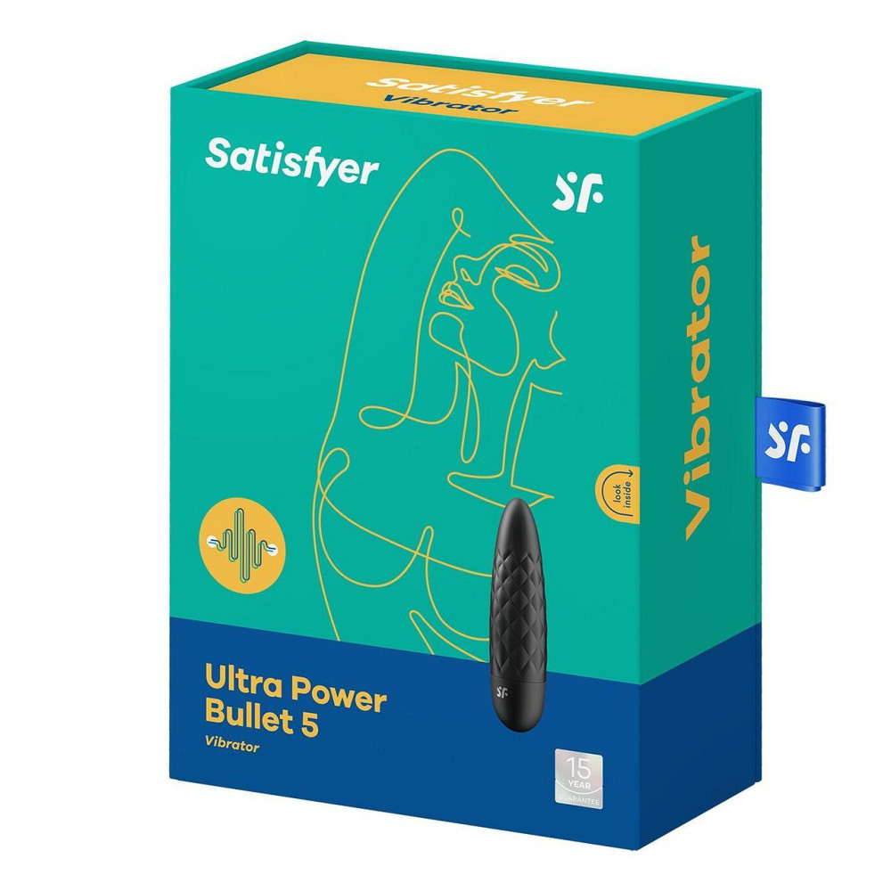 Мінівібратор Satisfyer Ultra Power Bullet 5 Black Sex Aura Київ - фото 7