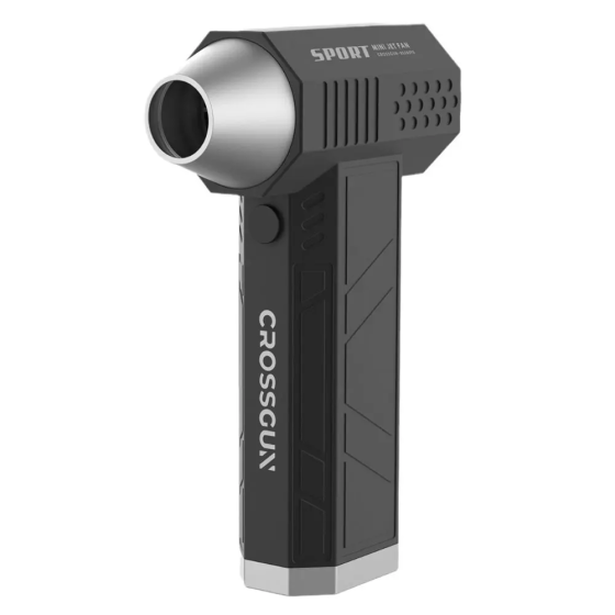Мини-турбо вентилятор Crossgun 12V 1500мАч 120000об/мин для чистки ноутбуков (Черный) Винница