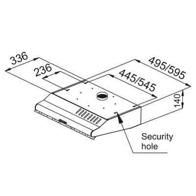 Вытяжка кухонная Pyramida WHX 60 BR Винница