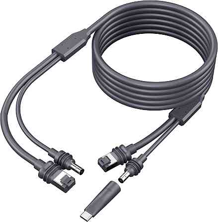 Кабель Hugener 2 в 1 Starlink Mini для зарядки DC/USB-C + Ethernet-кабель 15 м Киев