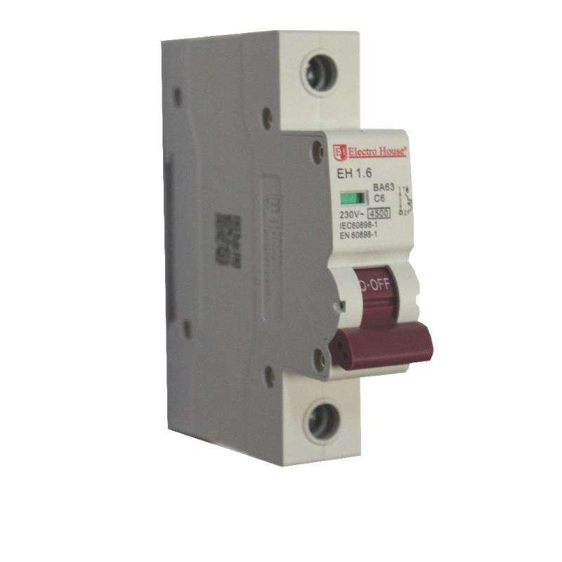 Автоматический выключатель 1Р 6A 4.5кА, кривая C Днепр - изображение 1