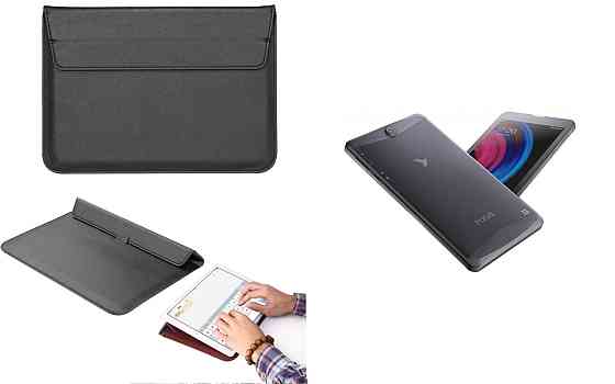 Чохол-конверт VitoCase для Pixus Touch 7 3G (HD), Touch 7 3G (qHD), з функцією підставки для планшета Чорний Київ