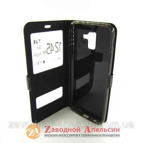 Чохол книжка Samsung J6 J600 A6 A600 А6 Smart Case black Одеса