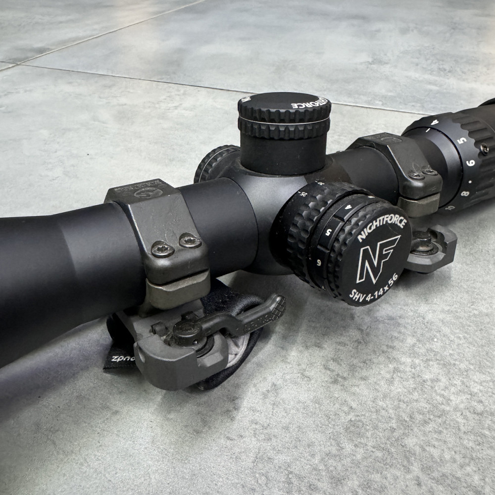 Оптический прицел Nightforce SHV 4-14x56, сетка MOAR с подсветкой + кольца быстросъемные A.R.M.S. / Б/У! Solmir Киев - изображение 8