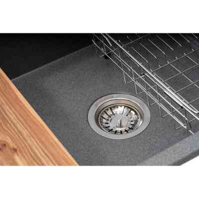 Мийка кухонна GRANADO Optimal Estella grafito (+ змішувач Badalona LUX inox + дозатор Redondo inox + кошик+дошка) (ksg0209) Вінниця