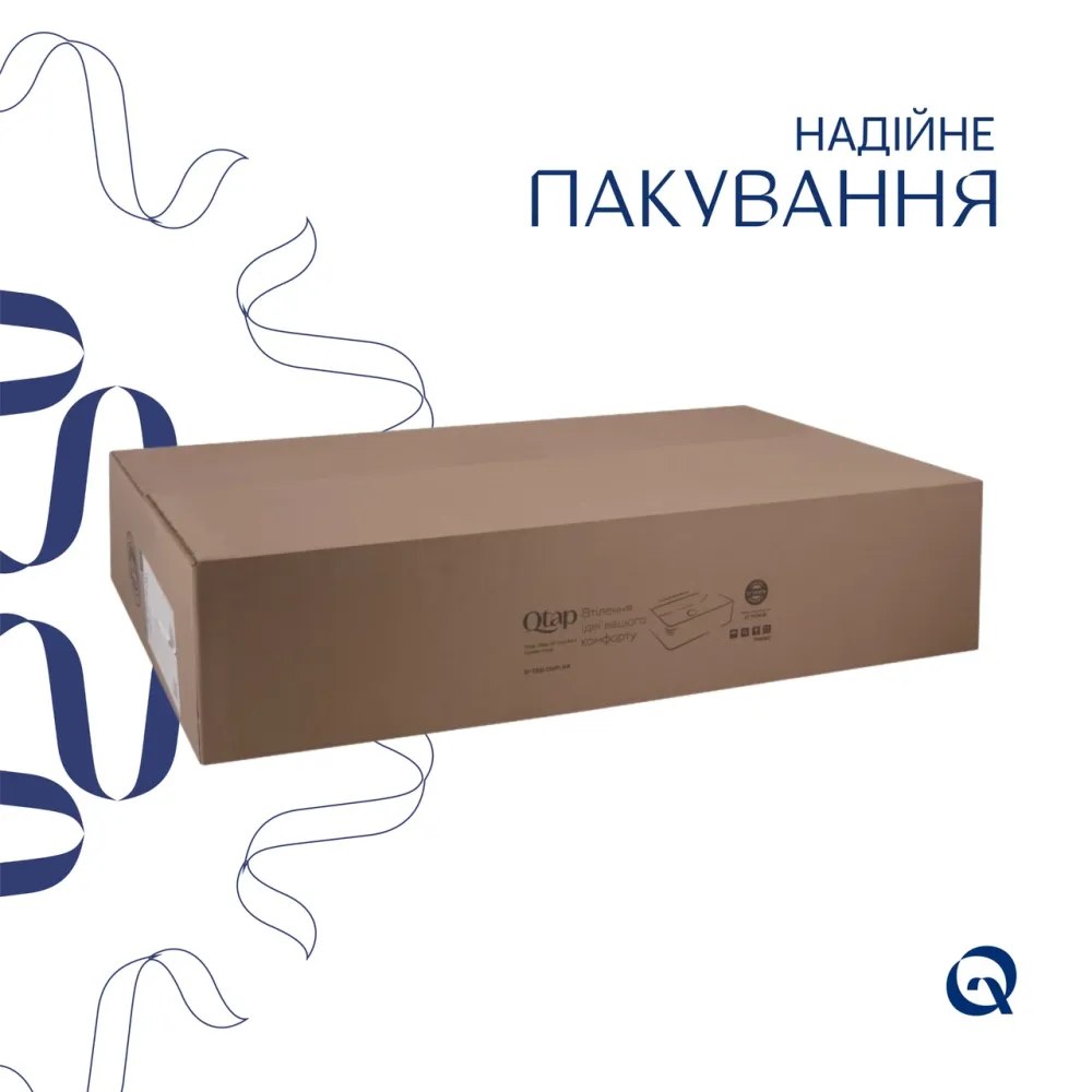 Раковина Qtap Albatross 820х460х180 White QT01113080CW1 Київ - фото 10