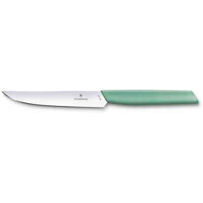 Кухонний ніж Victorinox Swiss Modern Steak 12 см Мятний (6.9006.1241) Вінниця