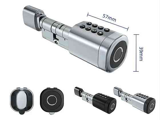 PES Cylinder Silver 35x35 мм кодовий смарт-циліндр для замка Київ