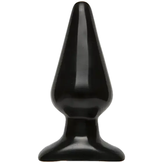 Анальна пробка Doc Johnson Smooth Classic Large - Black, макс. діаметр 5,7 см Львів