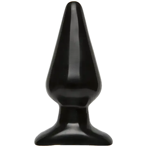 Анальна пробка Doc Johnson Smooth Classic Large - Black, макс. діаметр 5,7 см Львов - изображение 1