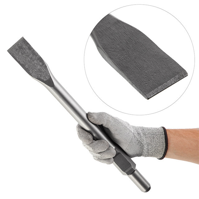 Зубило плоске, HEX, 39 мм, 410×30 мм INTERTOOL SD-0462 Киев - изображение 2