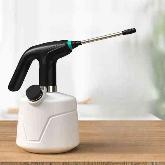 Ручний обприскувач для саду та городу акумуляторний портативний садовий, пластиковий, білий на 2 літри з подовжувачем Кам'янець-Подільський