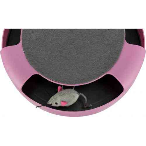 Игрушка Trixie Catch The Mouse для кошек Трек игровой с плюшевой мышкой пластик 25х6 см Киев