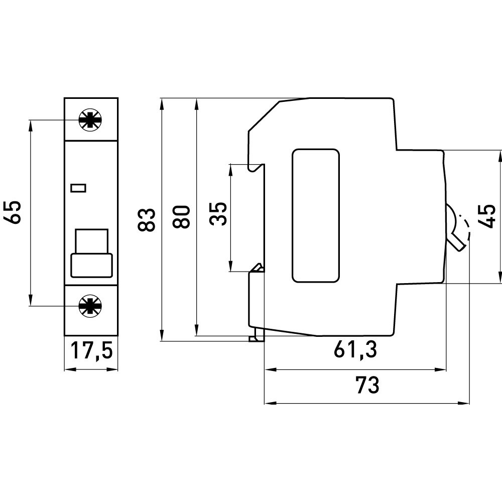 Автоматичний вимикач Lightwell MCB 1P 25A  (DZ47-63 C25) Киев - изображение 4