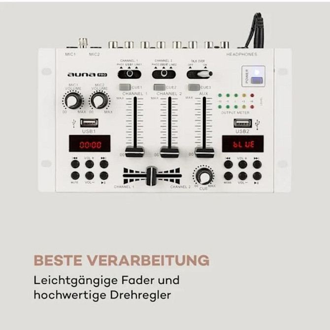 Мікшер Auna DJ-22BT MKII з Німеччини Дніпро - фото 1
