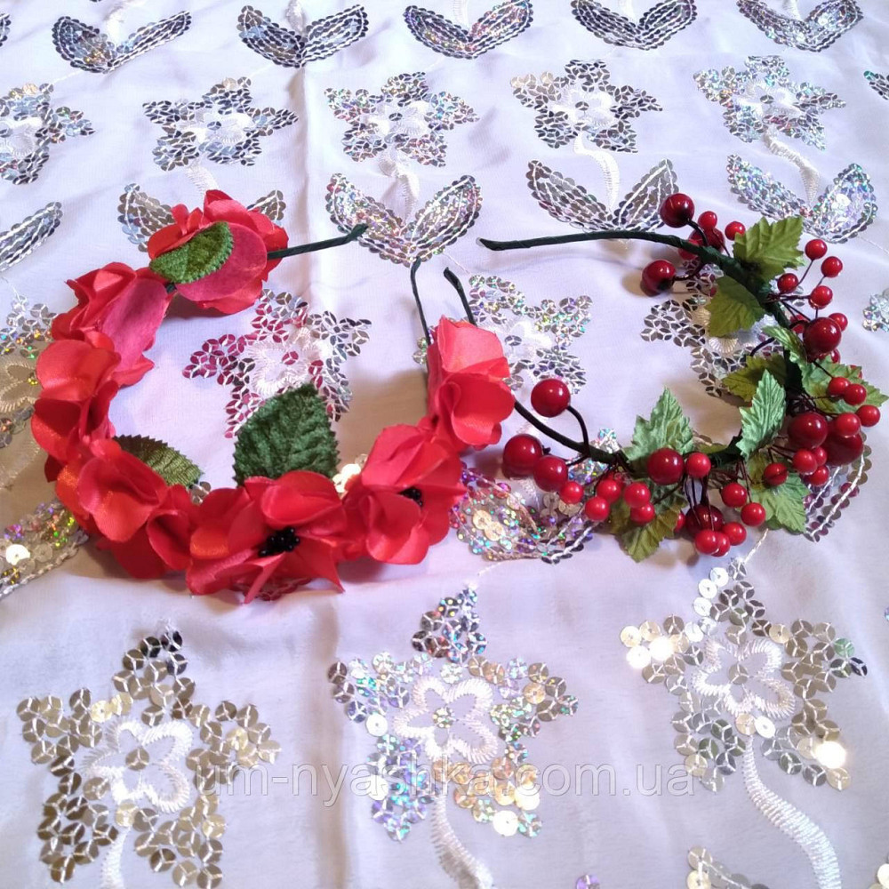 Венок в украинском стиле 