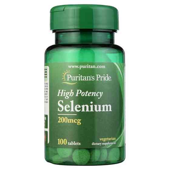 Селен Puritan's Pride Selenium 200 mcg 100 Tablets Луцьк