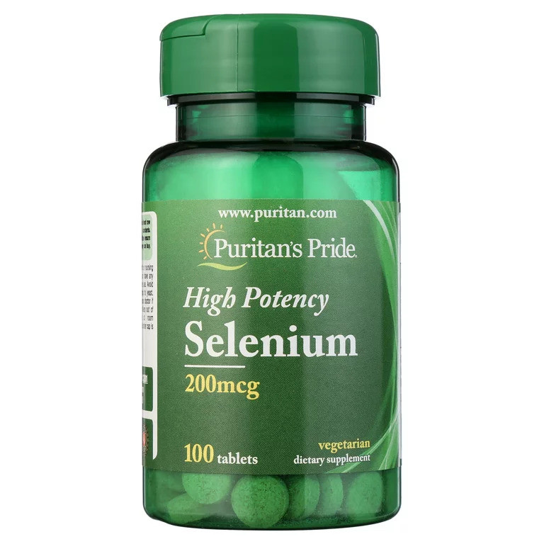 Селен Puritan's Pride Selenium 200 mcg 100 Tablets Луцьк - фото 1