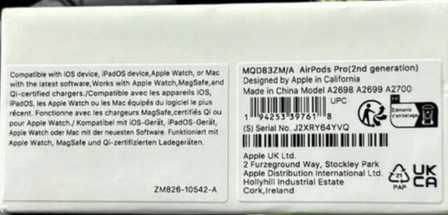Apple AirPods Pro 2 нові + чохол в ПОДАРОК!! Харків - фото 5