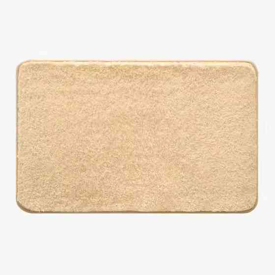 Коврик для ванной комнаты и душа коврик для ног в душевую,микрофибра, атискользящий размер 40х60 см,бежевый Каменец-Подольский