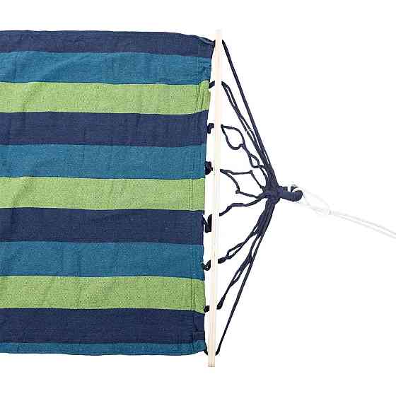 Гамак туристичний підвісний тканинний 174х80 см з планкою Синій SJ-0010-2BL Київ