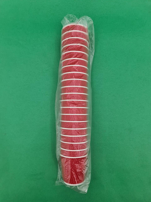 Стакан гофрований 110мл "Червоний" Маестро (20 шт) Харків - фото 3