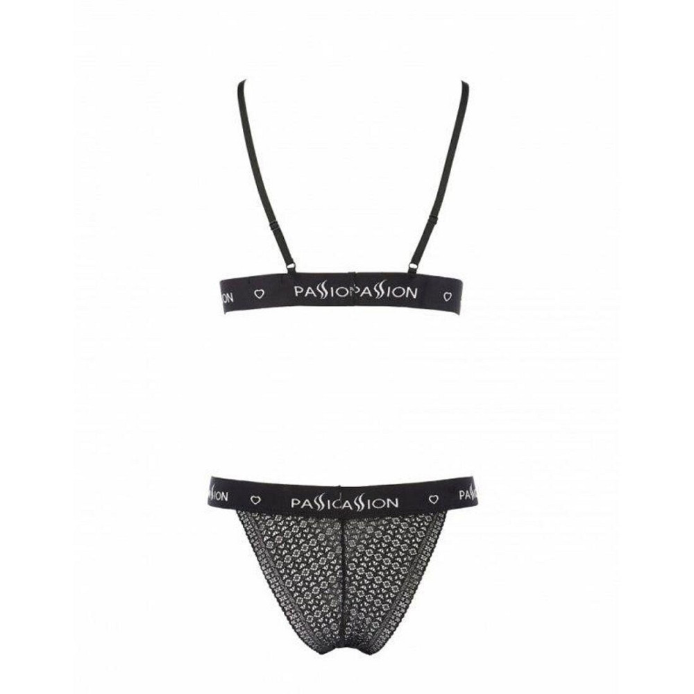 Комплект білизни Passion Exclusive GLAMISS SET L/XL, black Sex Aura Київ - фото 4