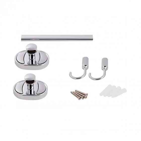 Крючки для полотенец в ванную Lidz (CRM) 114.08.02 Киев