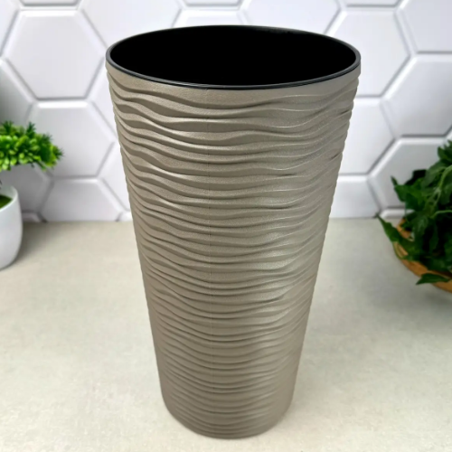 Вазон Ф'южн 27*51см капучіно Алеана Житомир - изображение 6